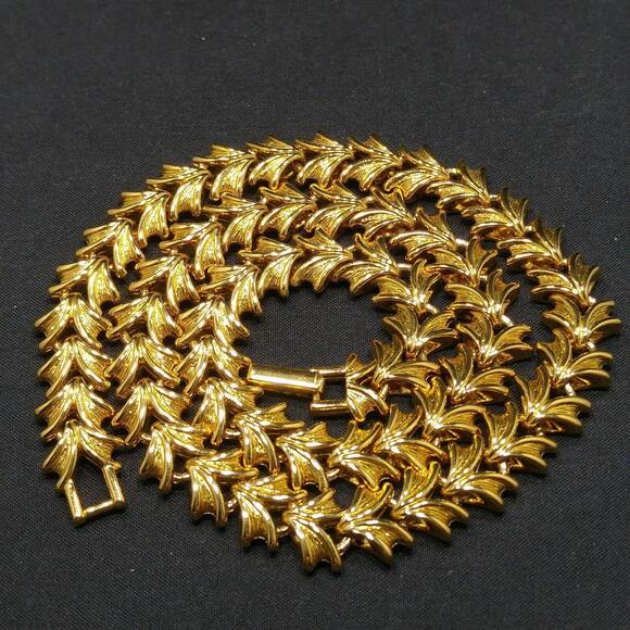 Vintage Napier Gold Plated Necklace, 18" , 1980s - Picture 6 of 10